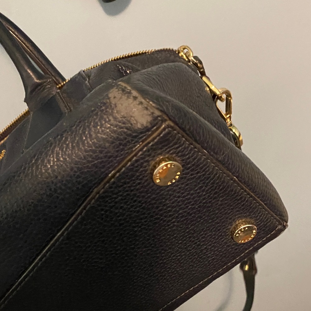 Michael Kors Pebbled navy Satchel - Picture 8 of 14